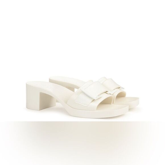 Sergio Rossi Sr Jelly Sandal White Size 9